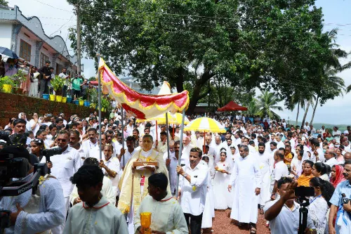 Faithful Gathering Outside the Church